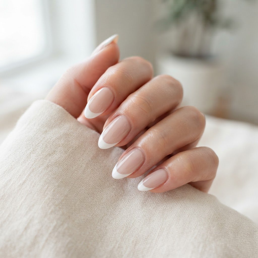 Almond French Tip Nails: The Ultimate Clean Girl Guide