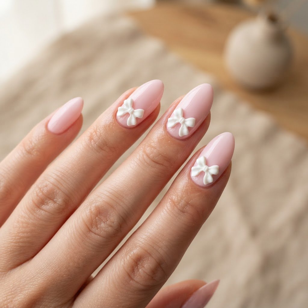 Trending Almond Shape Press-On Nails in Soft Pastel Colors