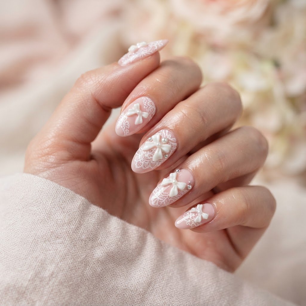 Balletcore Nails: 12 Press On Nails Aesthetic Picks