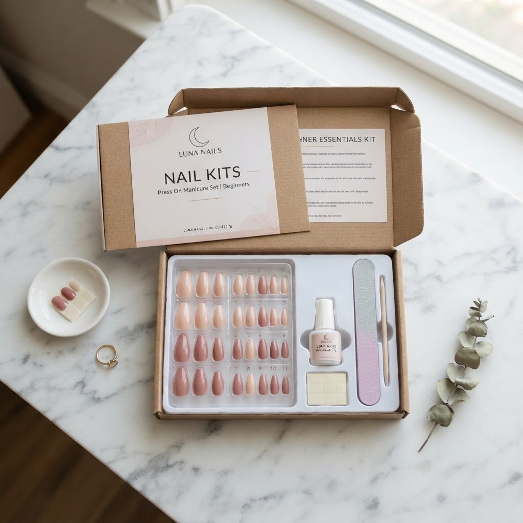 Beginner Press-On Nail Kit: Guide & Tutorial