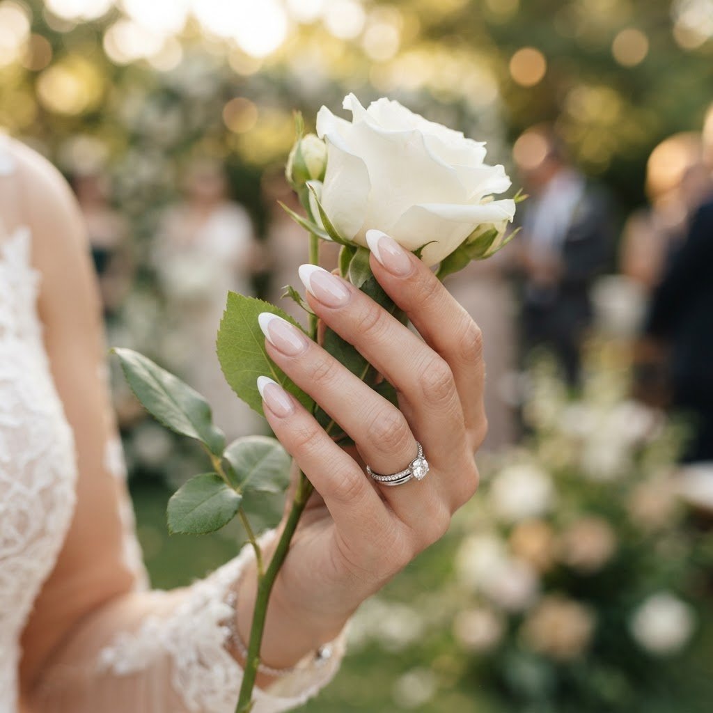 Bridal Press On Nails French Tips That Never Go Out of Style