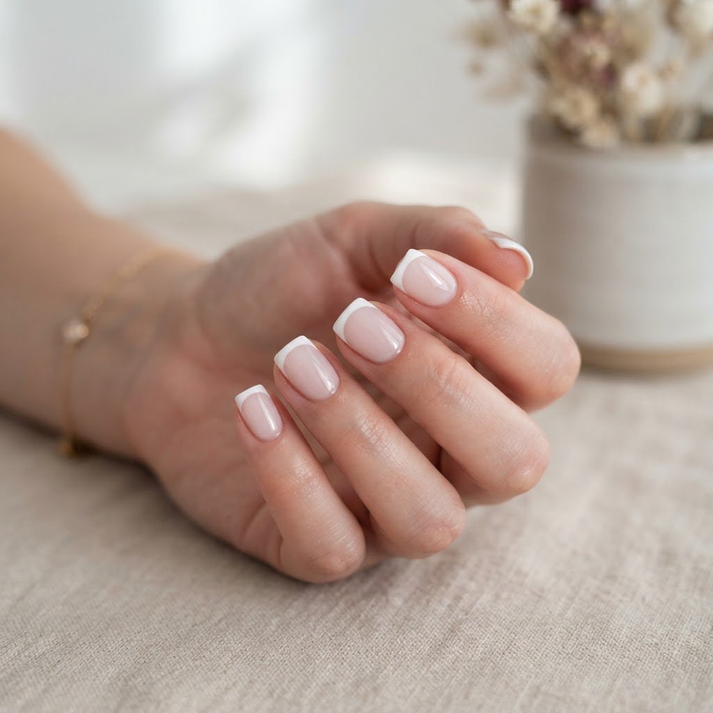 15 Best Fake Nails Designs for Everyday Square French Tips