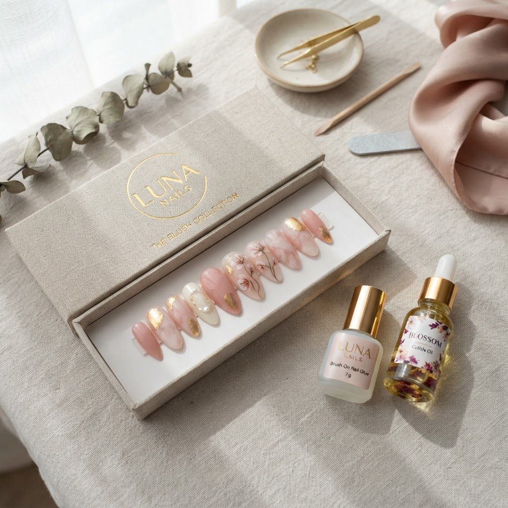 Handmade Press-On Nails vs Salon: Cost and Time Comparison