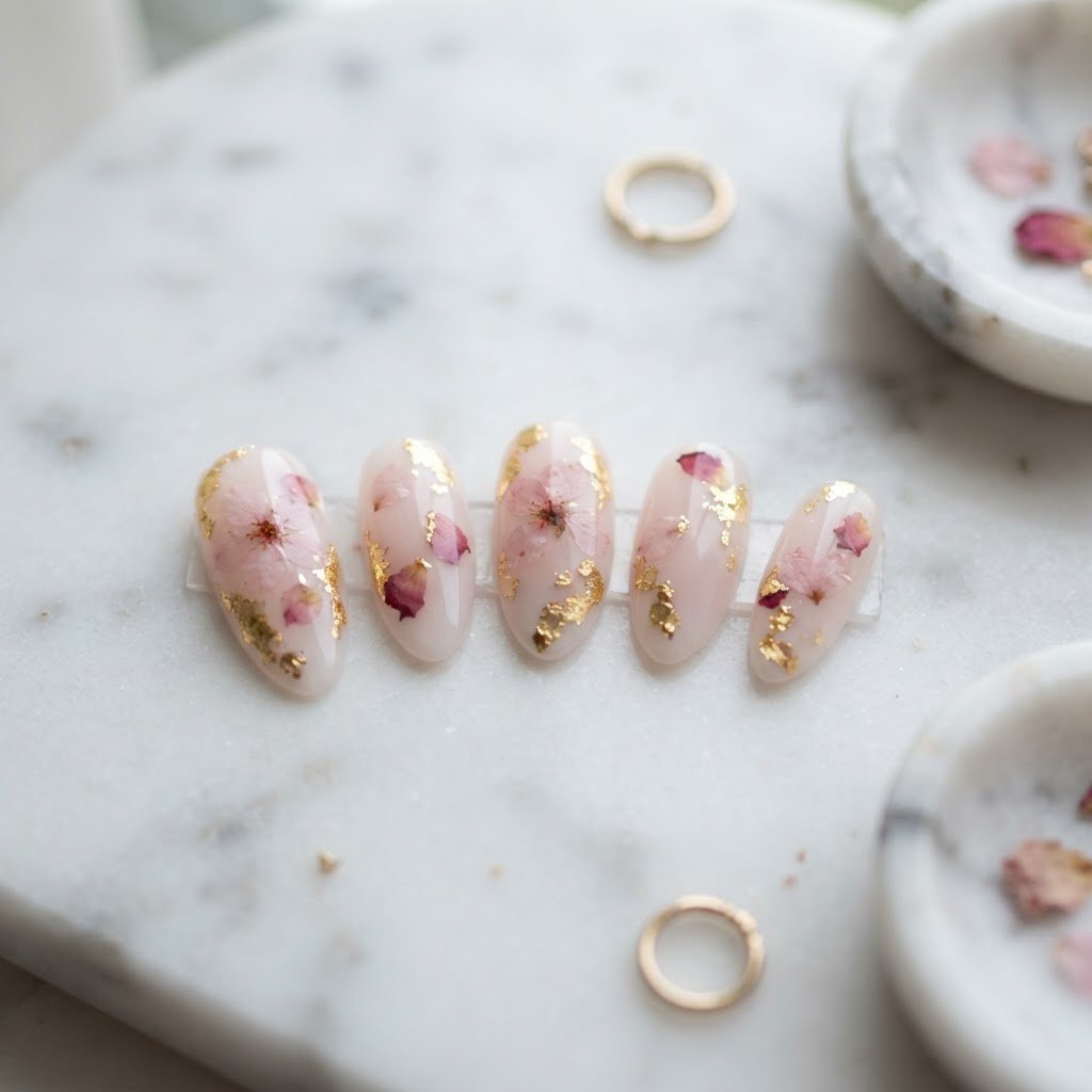 How to Style Soft Pink Floral Press-Ons for Every Occasion