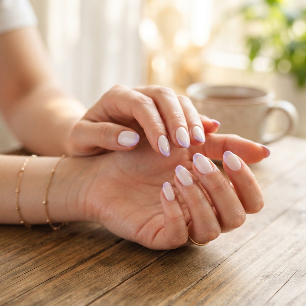 Stunning Soft Pastel Press On Nails French Tip Designs