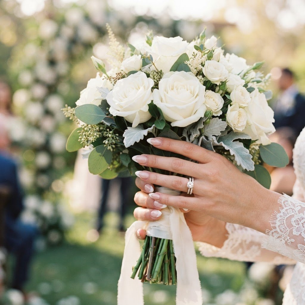 Press On Nails French Tip Guide for Bridal Parties