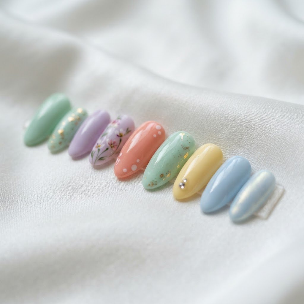Stunning Press On Nails Ideas in Trendy Pastel Colors