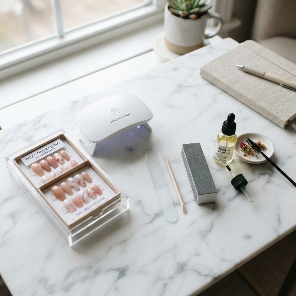 Press On Nails Tutorials: How to Achieve the Clean Girl Look