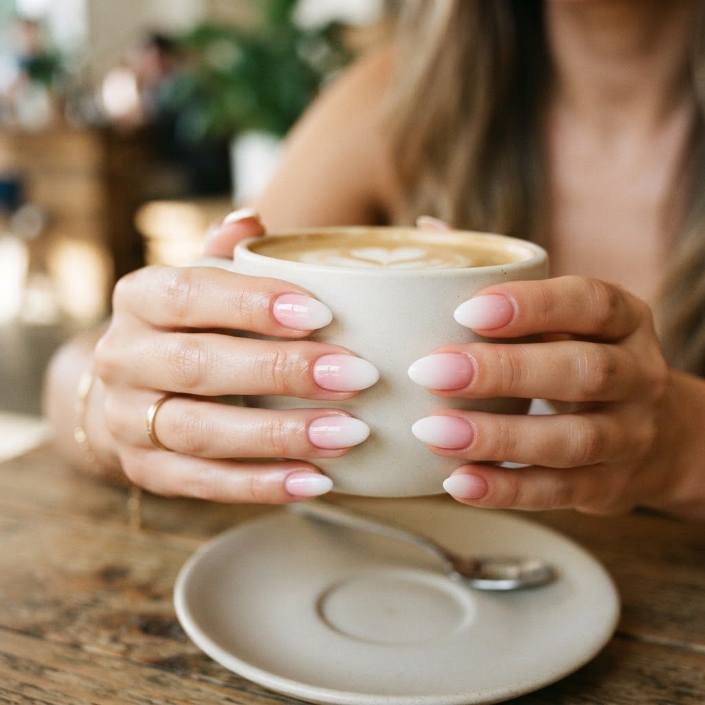 Simple Elegant Pink White Press-On Nails: Expert Guide
